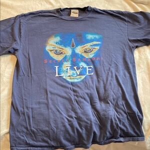 Vintage Live Blue Secret Samadhi T-Shirt